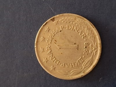 1 dinar 1978 iugoslavia foto