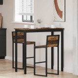 vidaXL Masă Bar &icirc;n Picioare Lemn compozit 892690