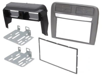 Cadru Radio 2 DIN Fiat Argintiu foto