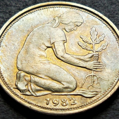 Moneda 50 PFENNIG - RF GERMANIA, anul 1982 *cod 2337 - litera J
