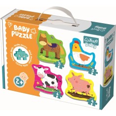 Puzzle Trefl Baby Clasic Animale La Ferma 18 Piese