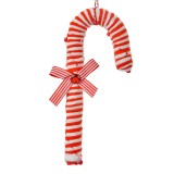 Cumpara ieftin Set 3 ornamente brad Acadele plastic rosu alb 10x3x26 cm