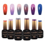 Cumpara ieftin Set 6 Oje Semipermanente Thermocool LUXORISE - Mirage