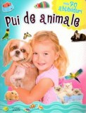Pui de animale - include 70 de abtibilduri, Flamingo Junior