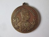 Rara! Ungaria medalia comemorativa Millenium I Ferencz Jozsef(Franz Josef I) 896-1896 foarte frumoasa,diametrul:32 mm