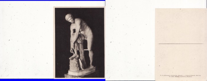 Ilustrata Germania- Statuia Hermes- Munchen