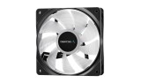 VENTILATOR DeepCool PC RF120, 120x120x25 mm, 1500rpm, control PWM, LED, 1 ventilator, 4-pin PWM, negru, DP-FRGB-RF120-1C