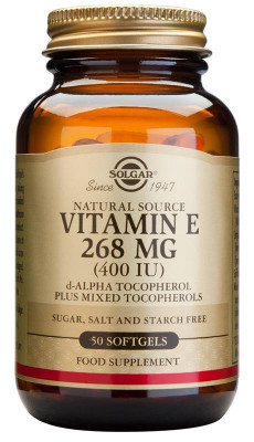 Vitamina E 400ui Solgar 50cps foto