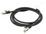 Patch Cord S/FTP Cat 8.1 Negru 2m LSZH