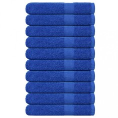 vidaXL Prosoape 10 buc., FROGN, albastru, 100x200 cm, 100% bumbac 136724