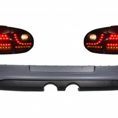 Prelungire Bara Spate cu Stopuri LED Fumuriu Negru VW Golf 5 V (2003-2007) R32 Look Performance AutoTuning