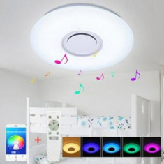 Aplica LED dimabila RGB cu difuzor bluetooth foto