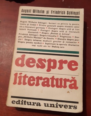 DESPRE LITERATURA August Wilhelm foto