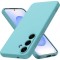 Husa Soft Touch, slim, ALC Mobile, anti soc, compatibila cu Samsung Galaxy S25 Plus, Turqoise Tpu