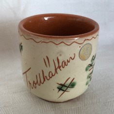 Pahar din ceramica suedeza GABRIEL semnat Trollhattan
