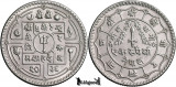 1979 (2036 BS/VS), 1 Rupee - Birendra Bir Bikram - Regatul Nepalului | KM 828a