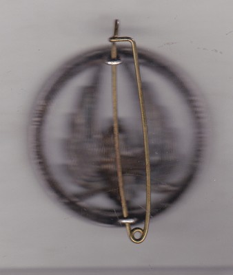 bnk ins Franta - insigna militara de bereta - Arma logistica trenuri - cu ac foto