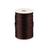 Snur satinat pentru kumihimo, diametru 2 mm, rola 95 m, Maro inchis, Crisalida