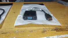 Adaptor HDMI la VGA foto