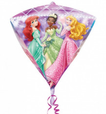 Balon folie diamondz Printese Disney - 38x43cm, Amscan 28453 foto