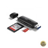 Cititor Card USB / USB-C UGREEN CM304 SD - microSD Negru