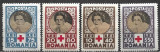 C2564 - Romania 1945 - Crucea Rosie 4v. neuzat,perfecta stare, Nestampilat