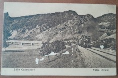Carte postala, Baile Calimanesti, Valea Oltului, perioada interbelica