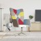 vidaXL Scaun de relaxare, textil, petice 328189