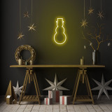 Cumpara ieftin Lampa de perete Snowman, Neon Graph, 18x35x2 cm, galben
