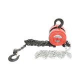 Palan manual cu lant 3 m, 1T, carlig cu siguranta, Breckner Germany