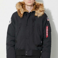 Alpha Industries geacă Polar Jacket SV bărbați, culoarea negru, de iarnă 133141.03