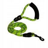 Cumpara ieftin Lesa tip franghie pentru dresaj, reflectorizant, 1.5 m, diametru 1 cm, verde, Oem
