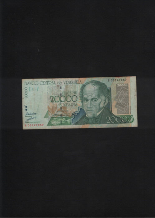 Rar! Venezuela 20000 bolivari bolivares 1998! seria03247857