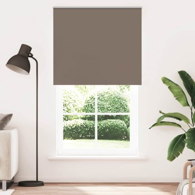Jaluzea cu role opace cafea 140x230 cm lățime material 136,6 cm foto
