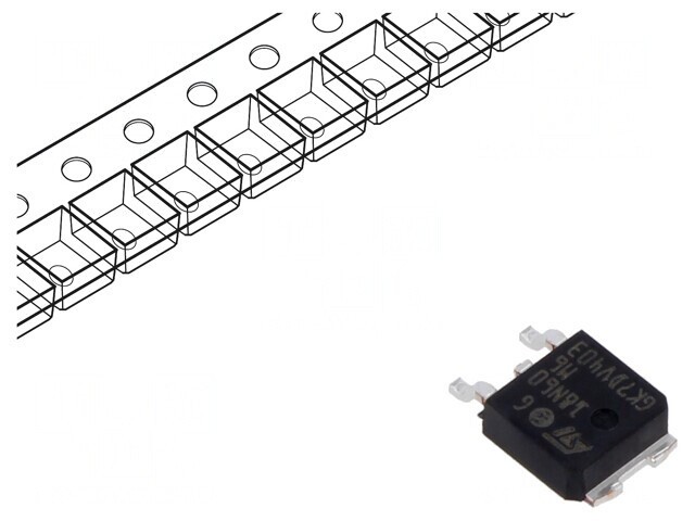 Tranzistor N-MOSFET 600V 13A 110W DPAK