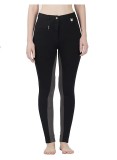 Pantaloni echitatie pentru femei AVON, elastici, negru, 24W - OUTLET