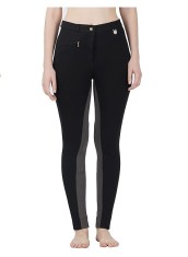 Pantaloni echitatie pentru femei AVON, elastici, negru, 24W - OUTLET