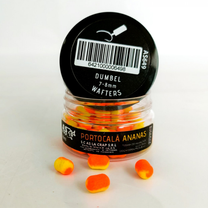 As la Crap - Mini Wafters 5-6 mm, 30ml - Portocale Ananas