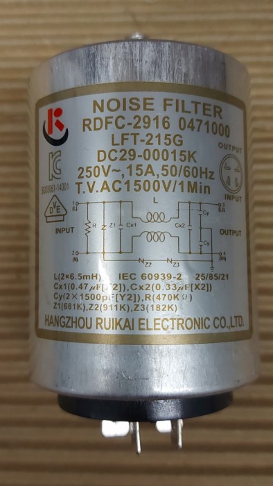 Filtru deparazitare Masina de spalat SAMSUNG WW 80R 421 / R30