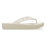 Slapi Crocs Classic Platform Flip Bej - Bone, 36 - 39, Gri