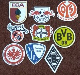 Lot 9 stickere fotbal - Cluburi din BUNDESLIGA - GERMANIA (Augsburg,Dortmund,Mainz,Leverkusen,Koln...)