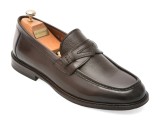 Cumpara ieftin Mocasini eleganti LE COLONEL maro, 73202, din piele naturala