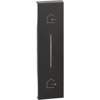 Placa controler simbol IN OUT 1M Living Now Bticino negru KG40 foto