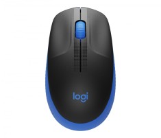 MOUSE LOGITECH, &quot;M190&quot;, PC sau NB, wireless, 2.4GHz, optic, 1000 dpi, butoane/scroll 3/1, , negru / albastru, 45507171 &quot;910-005907&quot; (timbru verde 0.18