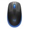 MOUSE LOGITECH, &quot;M190&quot;, PC sau NB, wireless, 2.4GHz, optic, 1000 dpi, butoane/scroll 3/1, , negru / albastru, 45507171 &quot;910-005907&quot; (timbru verde 0.18