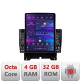 Navigatie Range Rover Sport 2010-2013 dedicata Ouad core 4+32 ecran vertical 9.7&quot; DSP 360 FHD AHD Android radio gps internet kit-sport10+EDT-E709 CarS