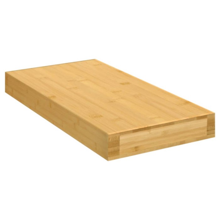 Gossi raft de perete, 40x20x4 cm, bambus