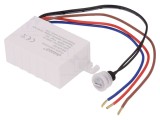 &Icirc;ntrerupător Crepuscular de Perete 230VAC 10A IP54