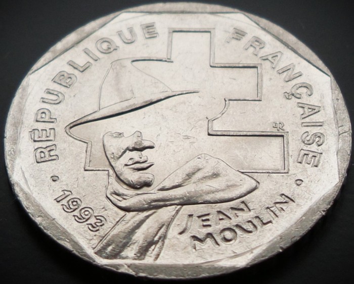Moneda 2 FRANCI - FRANTA, anul 1993 * cod 3059 = A.UNC