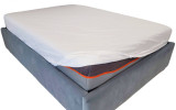 Cearceaf de pat Bumbac alb cu elastic, 200x260 cm, pat de 140x200 Relax KipRoom